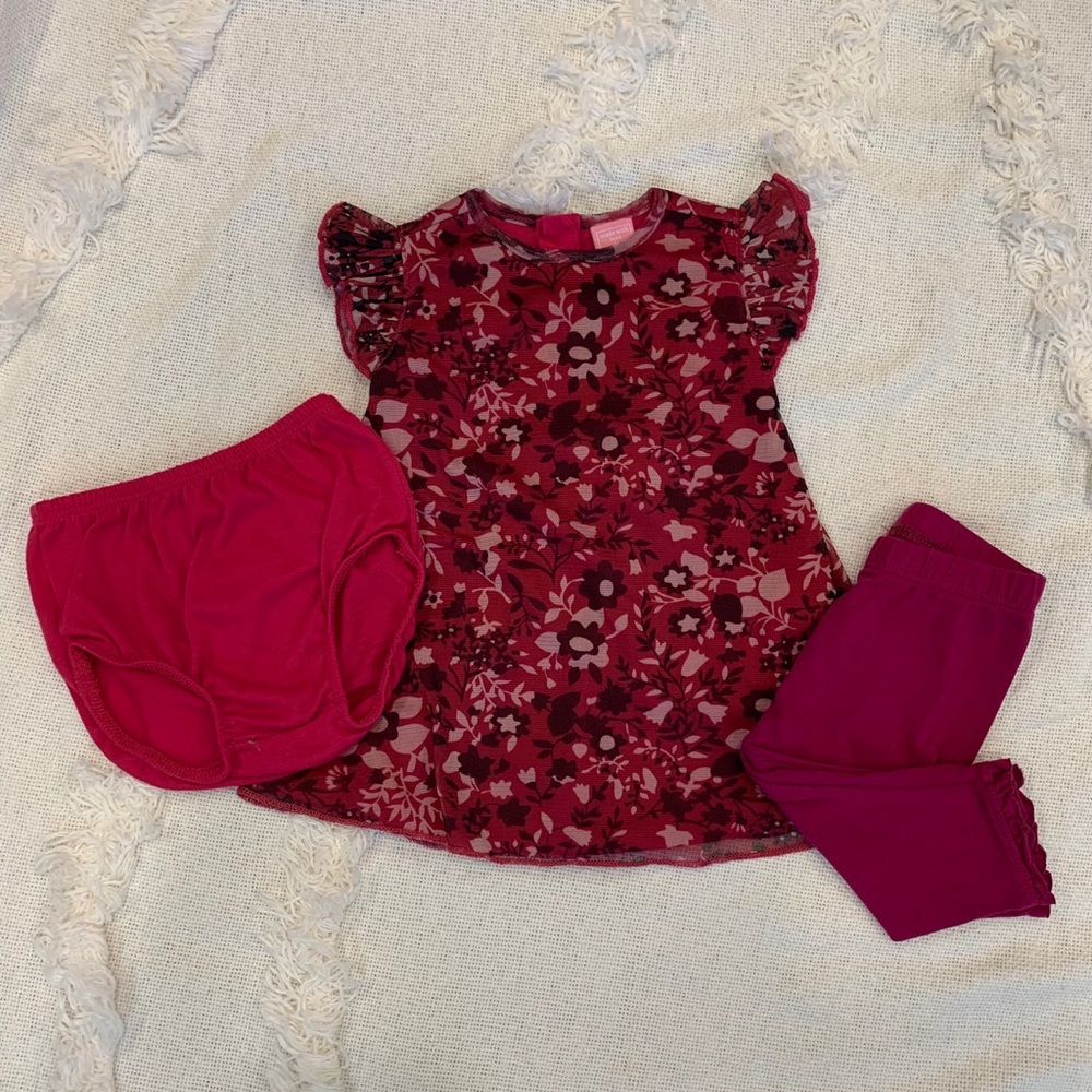 Children’s Place Dress & Pant Set - Size 0-3M